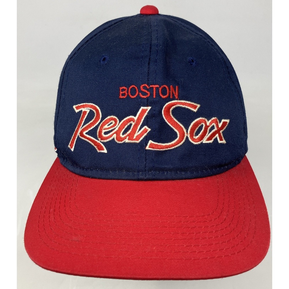 Vintage Boston Red Sox Hat Sports‎ Specialties Script SnapBack Cap MLB Twill